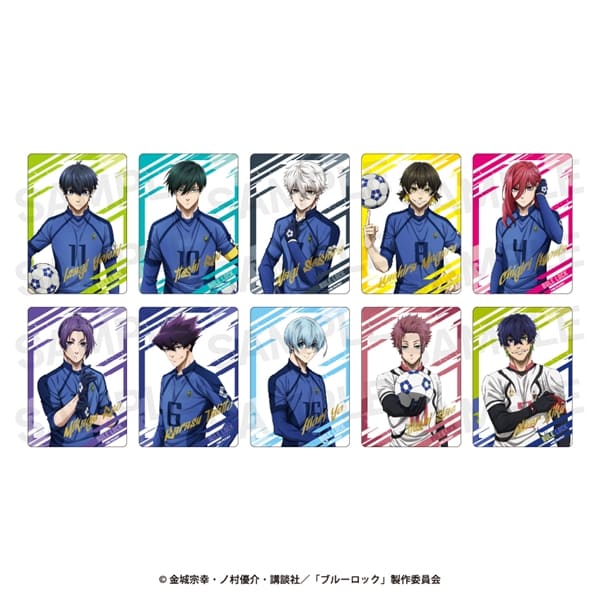 ブルーロック | ランダム箔押しクリアカード (全10種)  | BOX (全10種コンプリート)