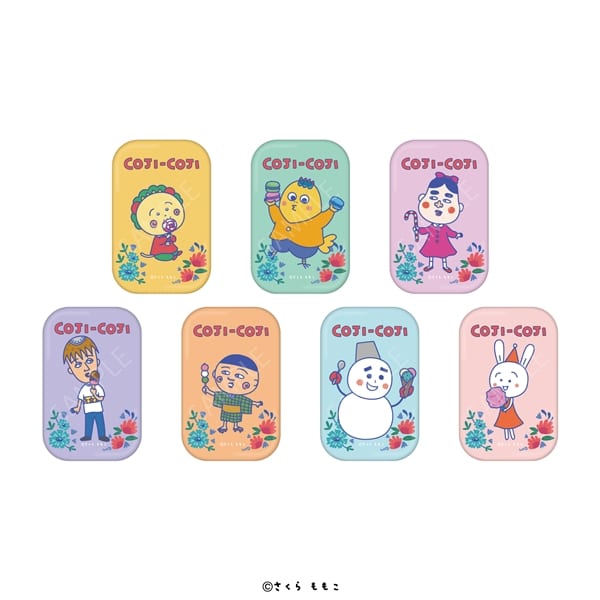 COJI-COJI | トレーディング スクエア缶バッジ (全7種) | 単品 (完全ランダム)