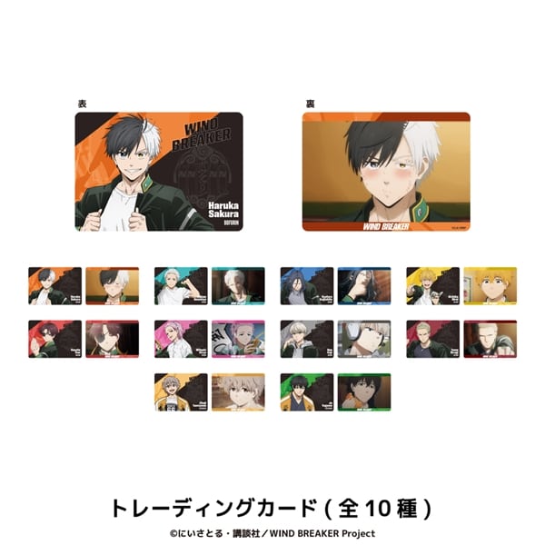 WIND BREAKER | トレーディングカード (全10種) | 単品 (完全ランダム)