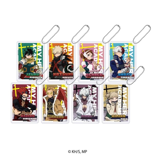 僕のヒーローアカデミア | ランダムグリッターキーホルダー (全8種) | BOX (全8種コンプリート)