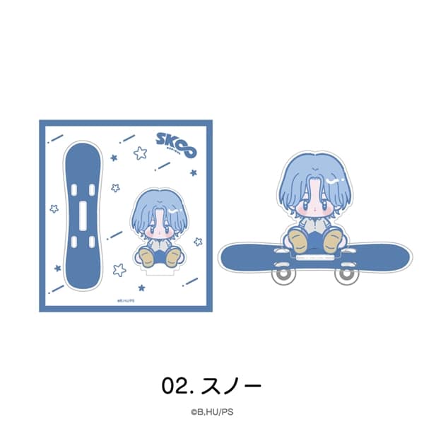 SK∞ エスケーエイト | スケボーアクリルスタンド | 02.スノー