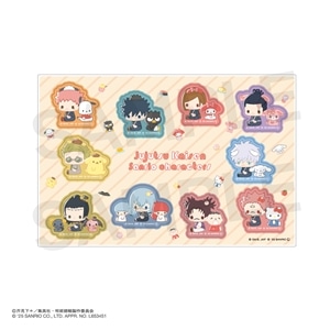 呪術廻戦 × サンリオ キャラクターズ | アクリルステッカー | 01.集合