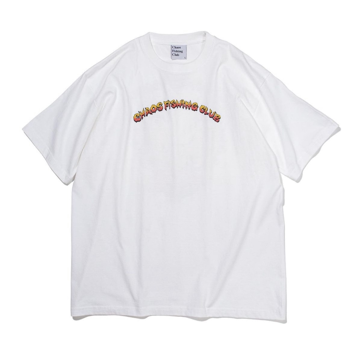 Chaos Fishing Club / EVIL FLAME TEE ホワイト M