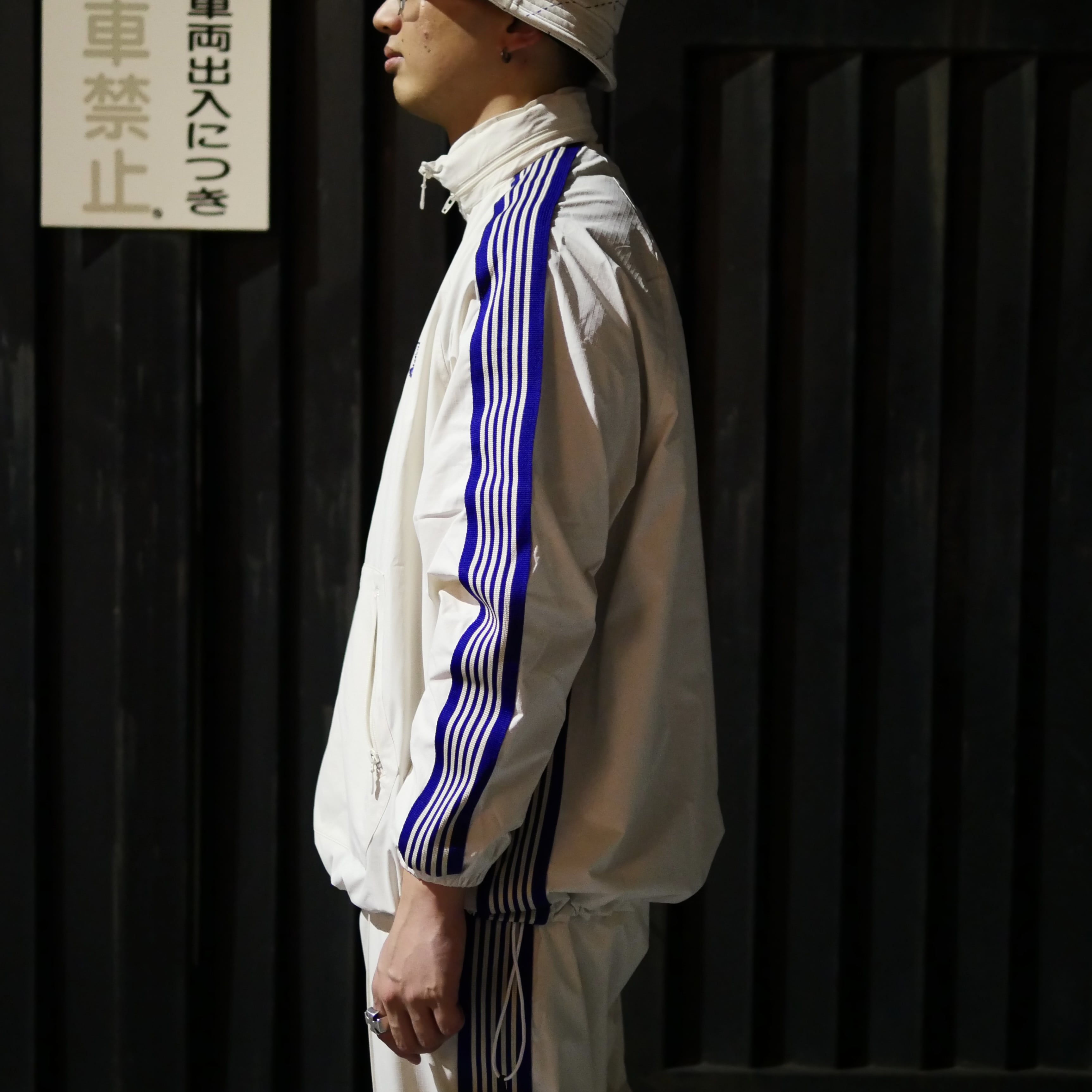 Needles×DC SHOES/JOG JACKET - POLY RIPSTOP(M WHITE)｜ ビーバー