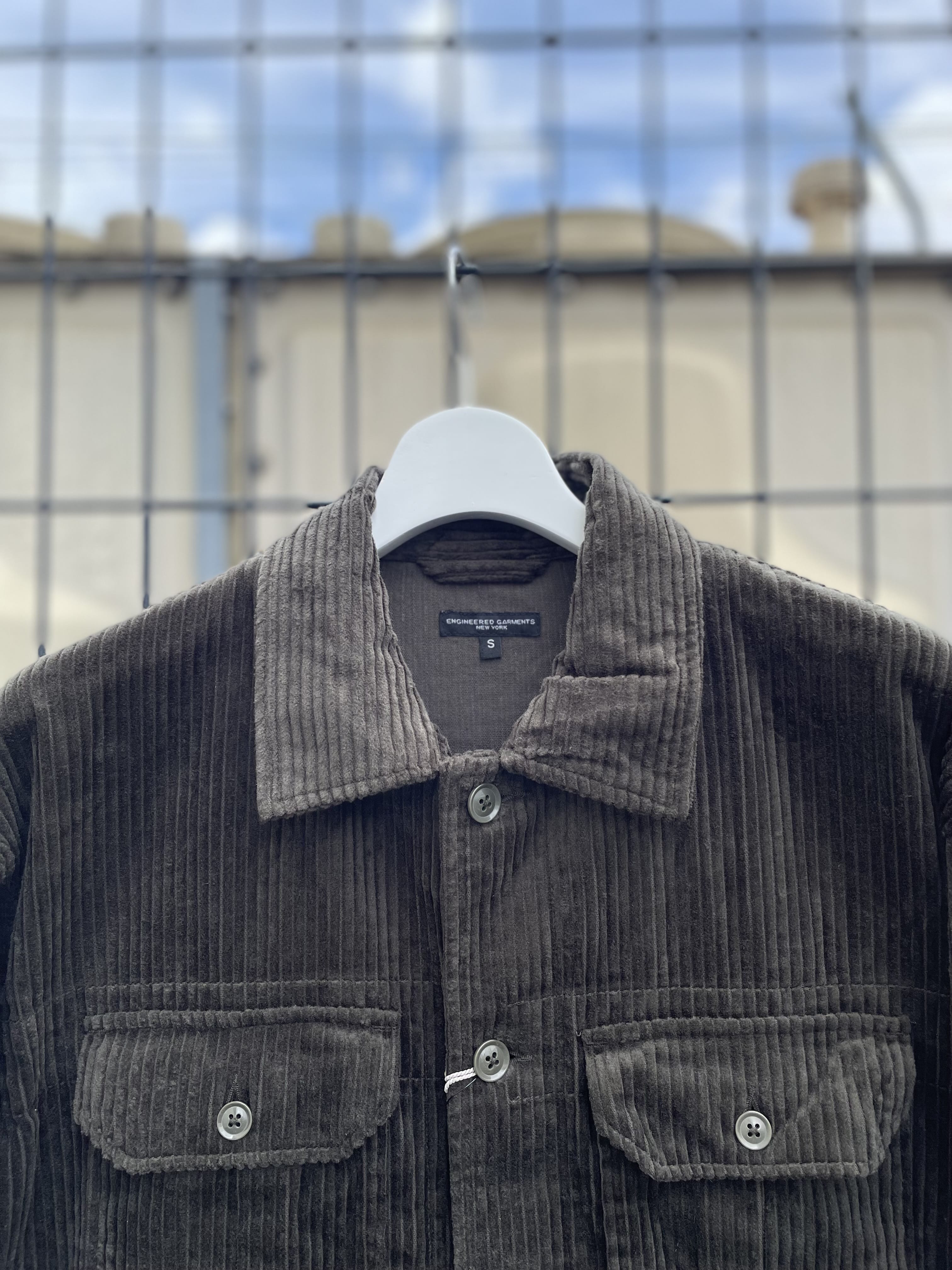 ENGINEERED GARMENTS/SUFFOLK SHIRT JACKET - 4.5W CORDUROY