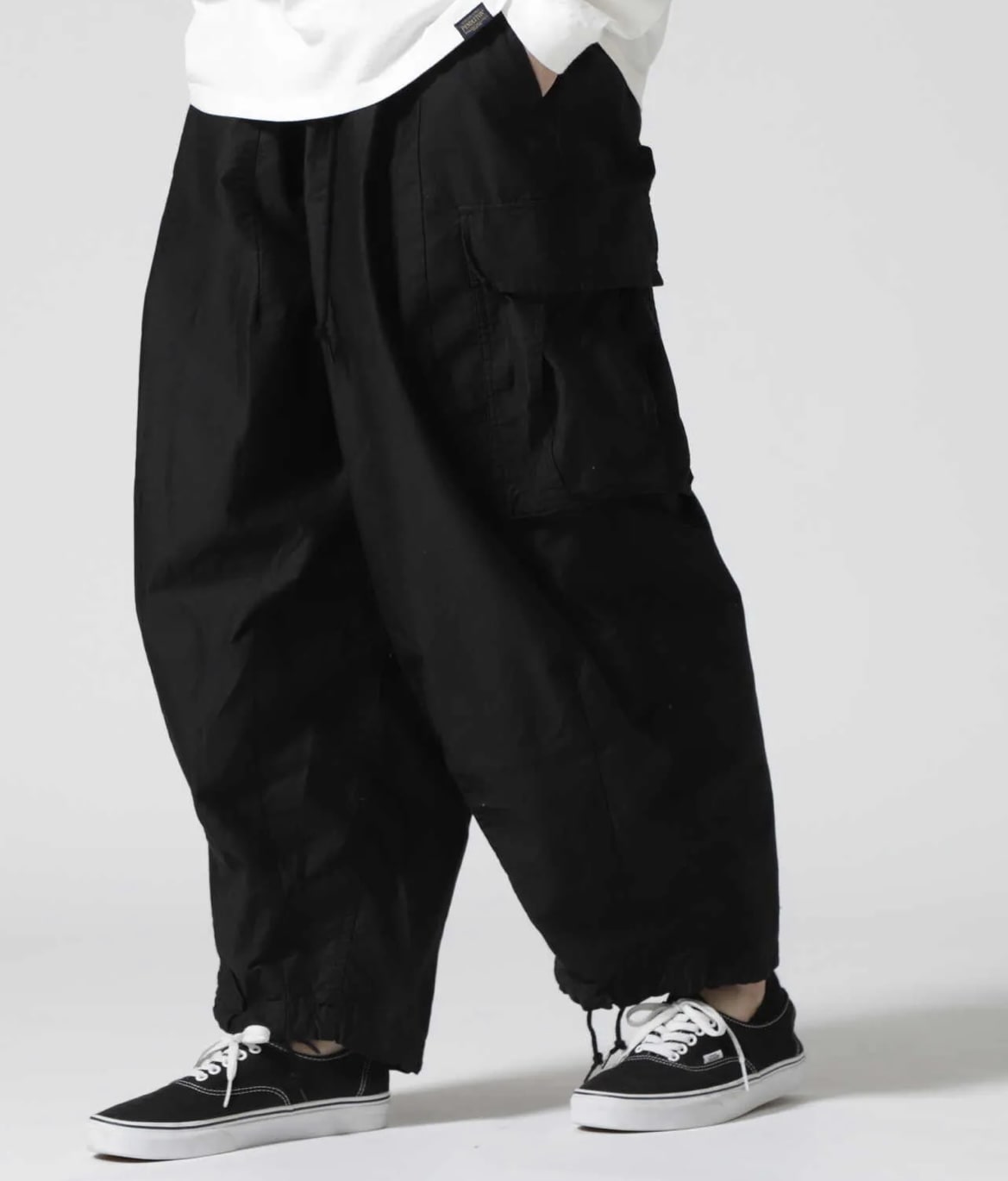 Needles/ニードルズ/H.D. PANT - BDU /ヒザデルパンツ　BLACK BLACK XS