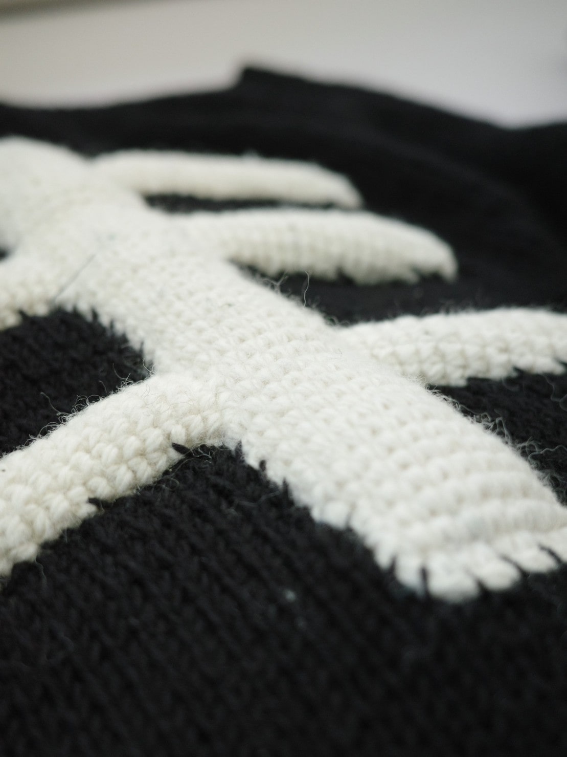 MacMahon Knitting Mills /マクマホンニッティングミルズ/Crew Neck Knit-3D Bone