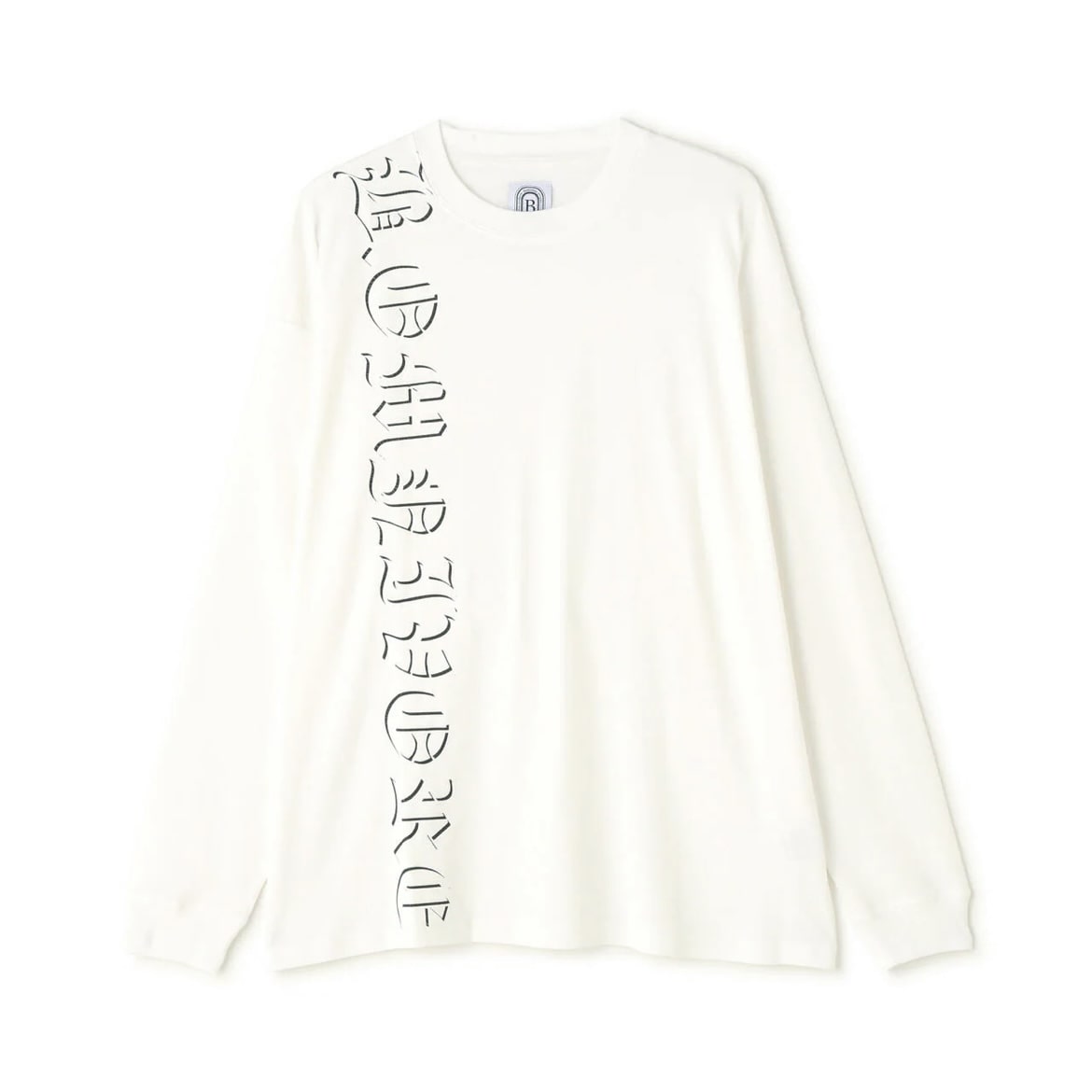 B omnivore/ビーオムニボー　OE L/S Tee WHITE M