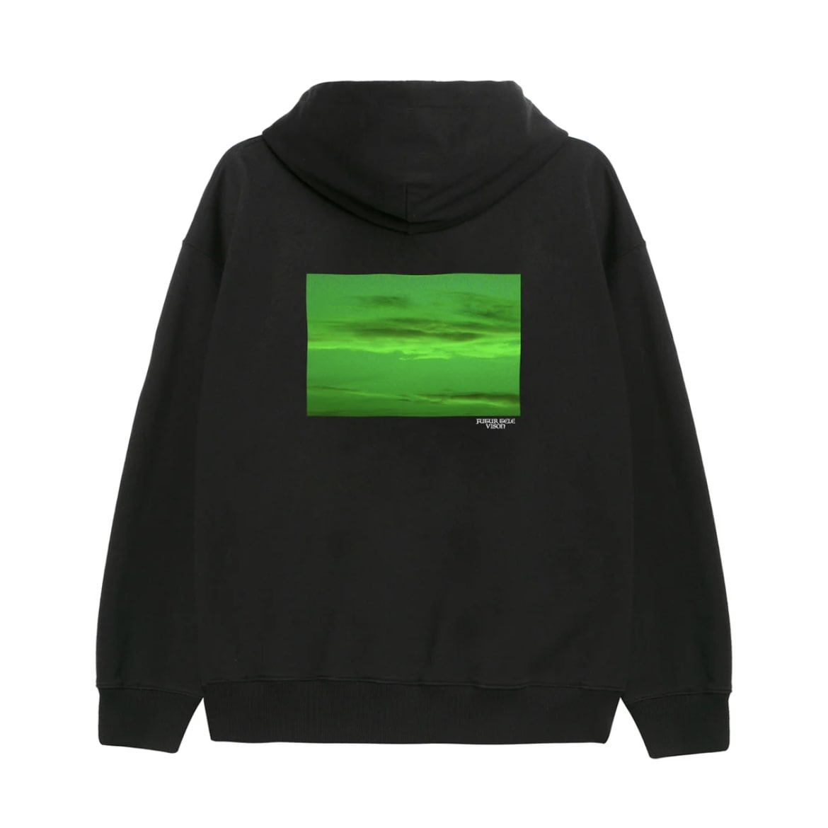 FUTUR/フューチャー/TELE HOODIE BLACK M