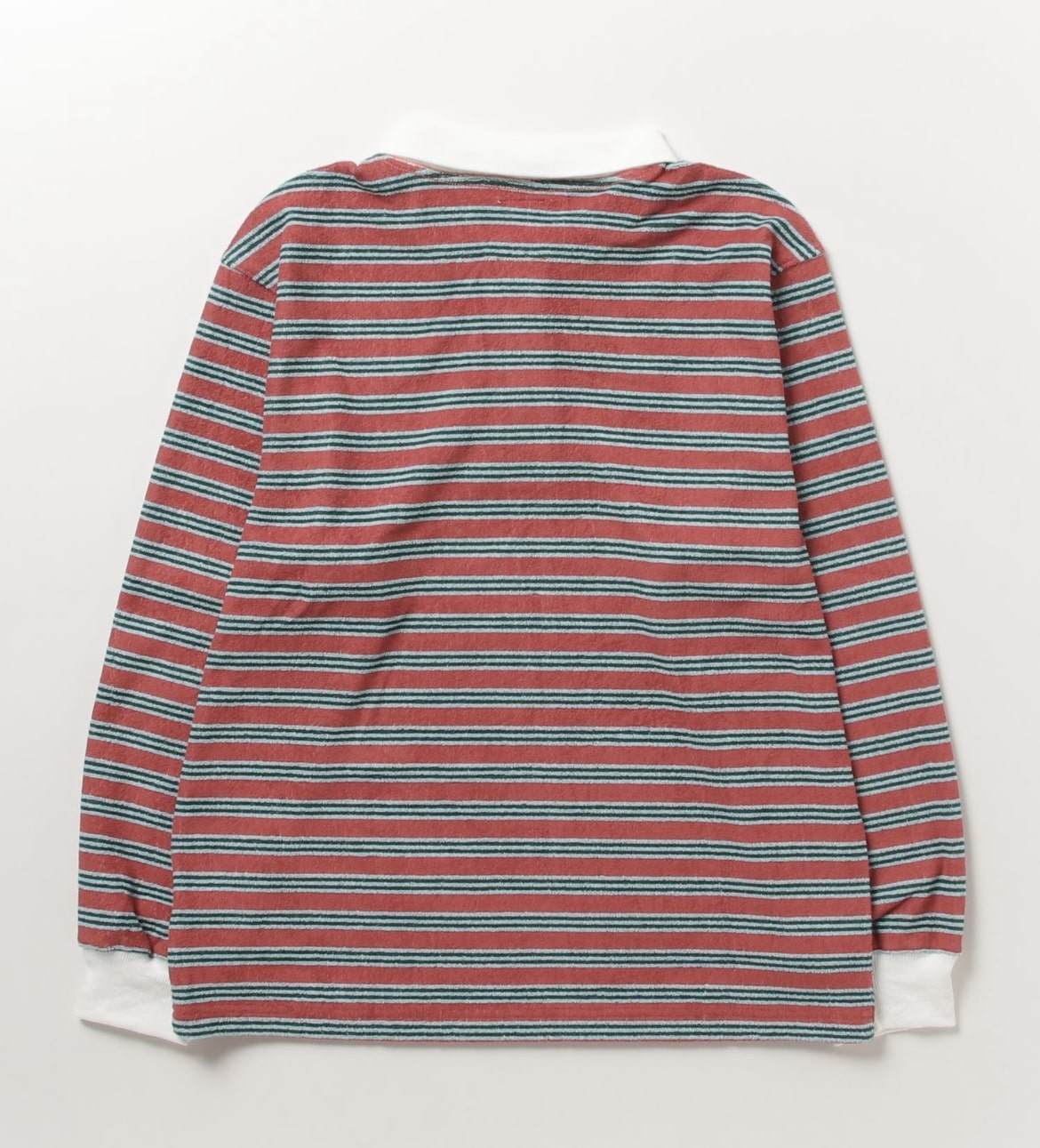 B omnivore/ビーオムニボー  Pile Border POLO レッド M