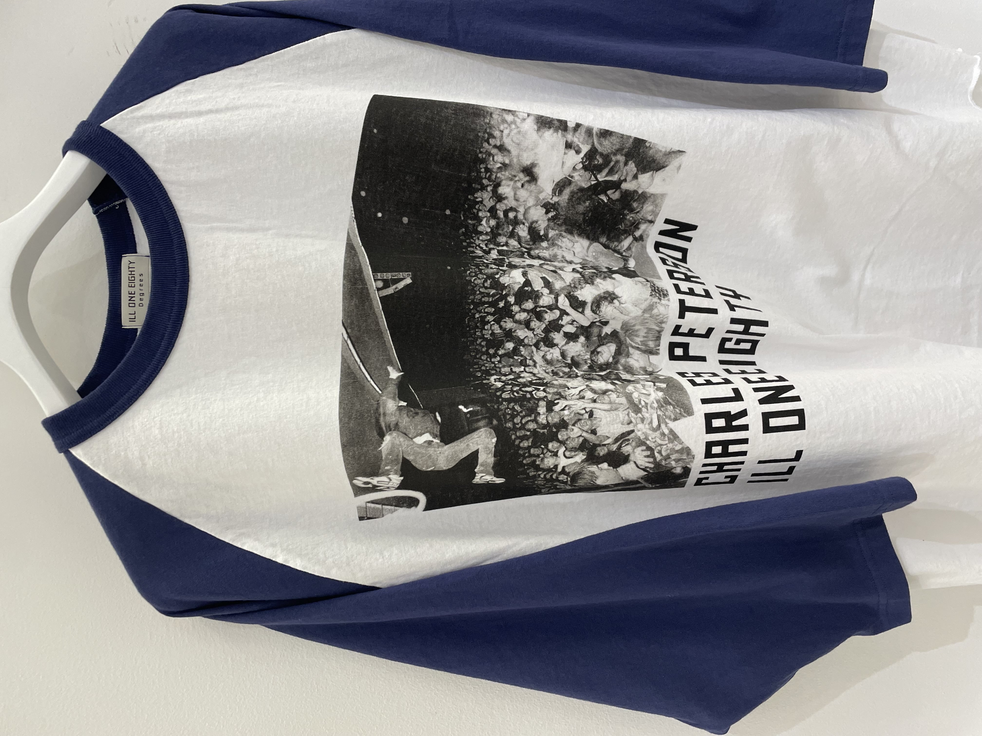 ILL ONE EIGHTY/イルワンエイティ/別注CHARLES PETERSON TEE 1 NAVY XXXL/3XL