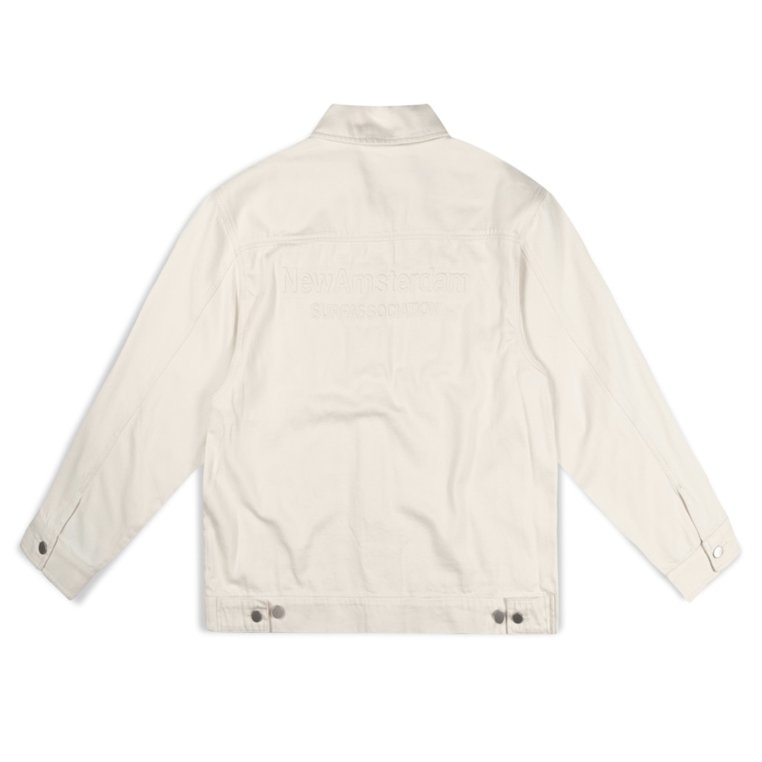 NEW AMSTERDAM SURFASSOCIATION/ニューアムステルダムサーフアソシエーション/WORK JACKET BONE WHITE L