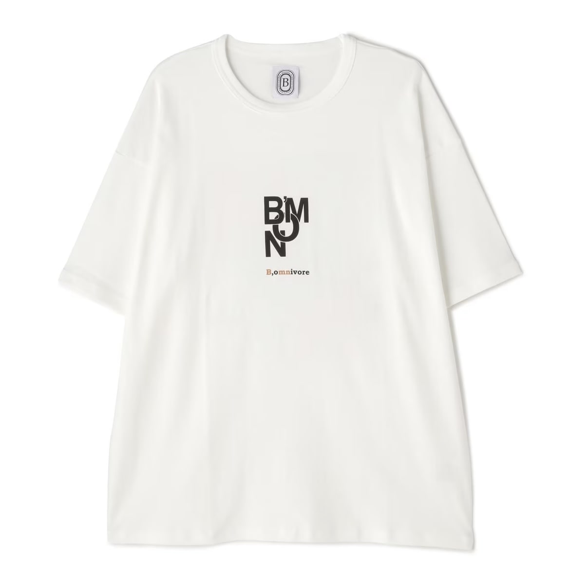 B omnivore/ビーオムニボー BMN S/S Tee ホワイト M