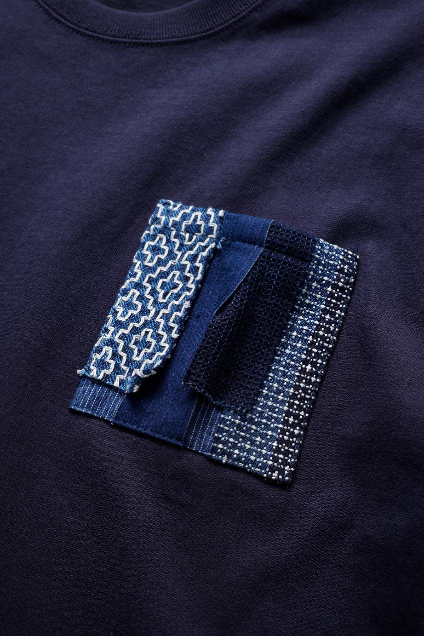 FDMTL(ファンダメンタル)/OBI POCKET TEE -24SS- NAVY 3