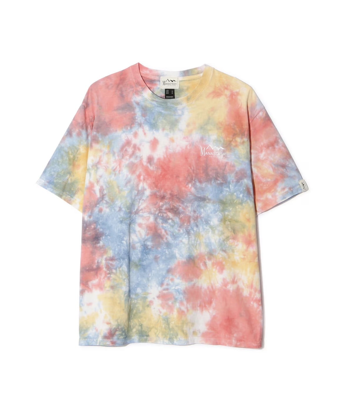 MANASTASH/マナスタッシュ/TIE DYE TEE/タイダイTシャツ(M RED