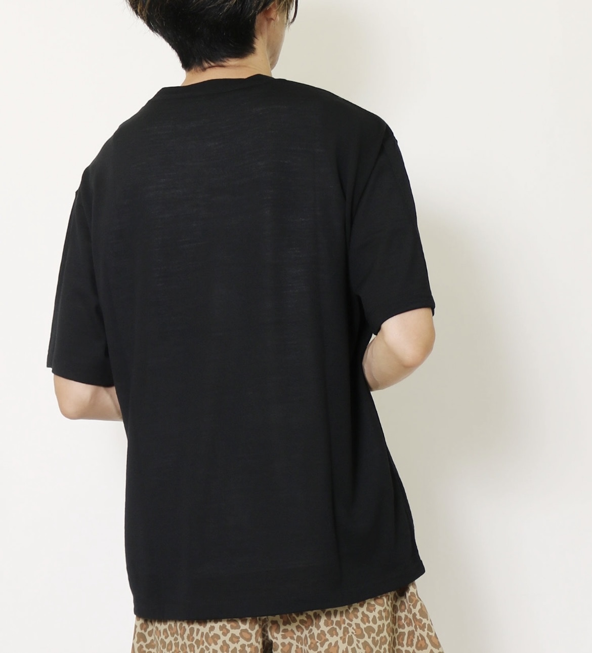 BURLAP OUTFITTER/バーラップアウトフィッター/S/S MERINO POCKET TEE / ショートスリーブメリノポケットティー BLACK L