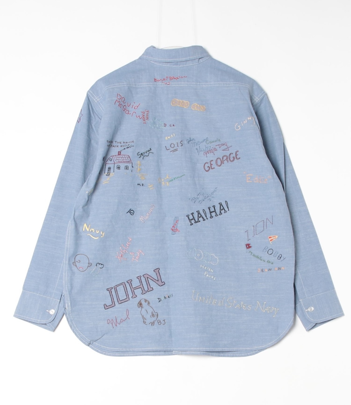 PAYDAY/ペイデイ-別注PAYDAY刺繍Shirt CHAMBRAY M