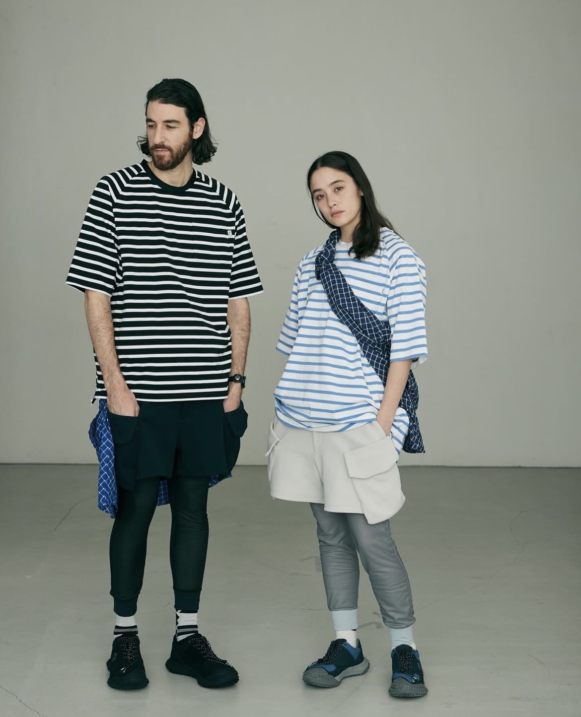 CMF OUTDOOR GARMENT/シーエムエフアウトドアガーメント/BORDER TEE H/S NAVY M