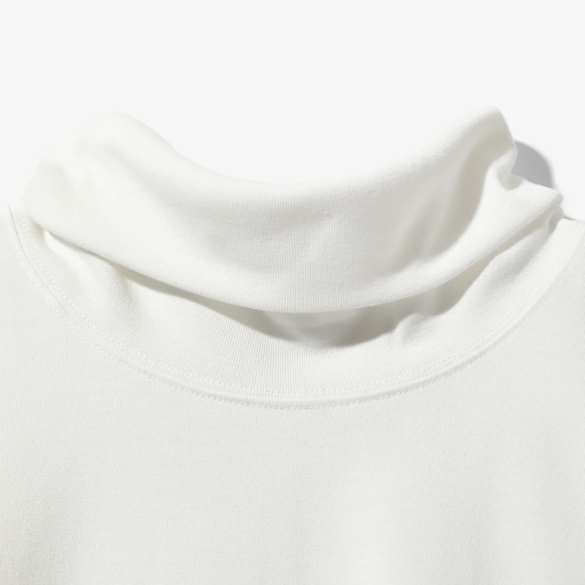 Needles/ニードルズ/L/S HIGH NECK TEE - POLY JERSEY 24AW WHITE S