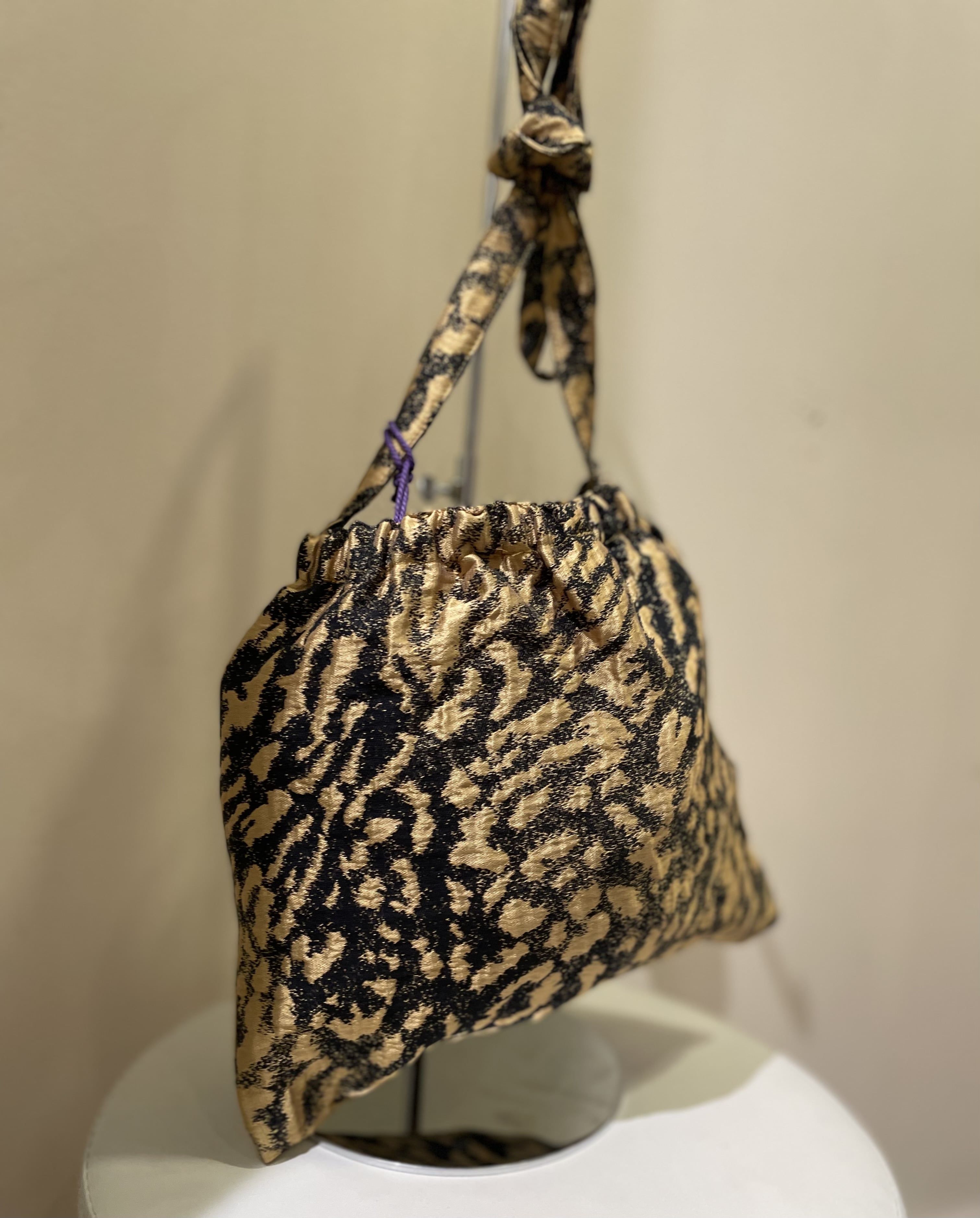 Needles/ニードルズ/Elastic Pochett-C/PE/N Animal Jq. 24AW YELLOW FREE