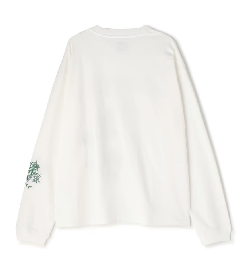 B omnivore/ビーオムニボー/L/S COLLEGE WHITE M