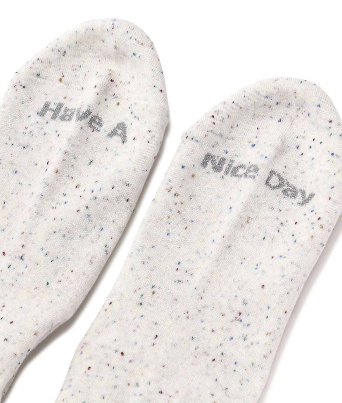 ROSTER SOX/ロスターソックス  200 NEP MIX SOCKS メンズレディース ホワイト 1