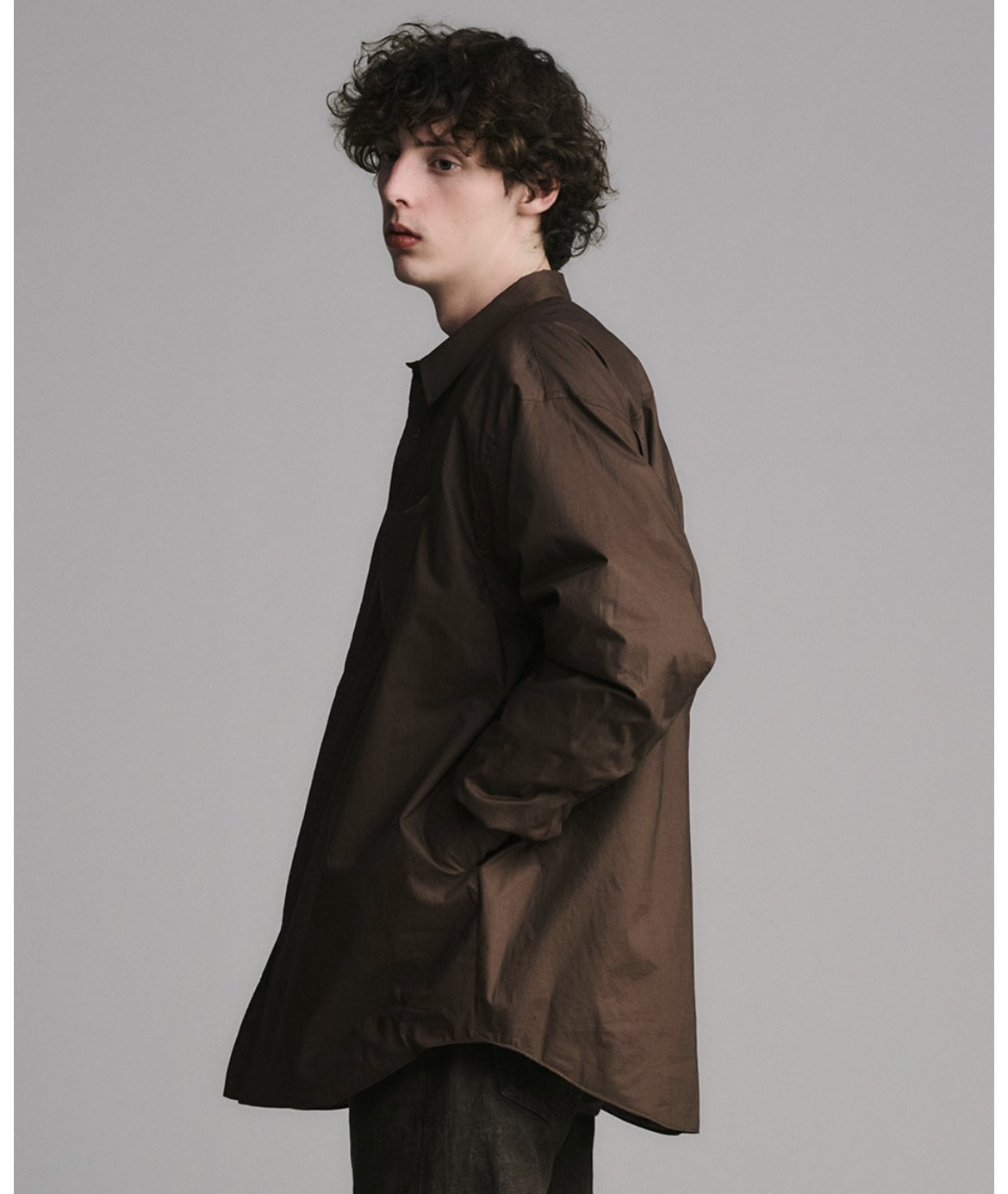 miffew/ミフュー/“OVER DOWN SHIRTS” オーバーダウンシャツ BROWN 4