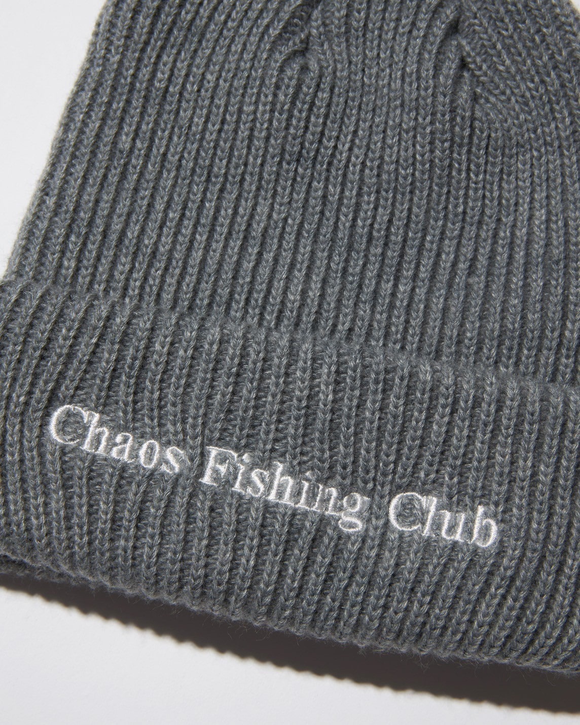 CHAOS FISHING CLUB/カオスフィッシングクラブ/LOGO WATCH CAP Gray FREE