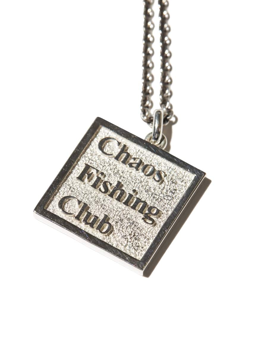 CHAOS FISHING CLUB/カオスフィッシングクラブ/ LOGO NECKLACE SILVER SILVER FREE