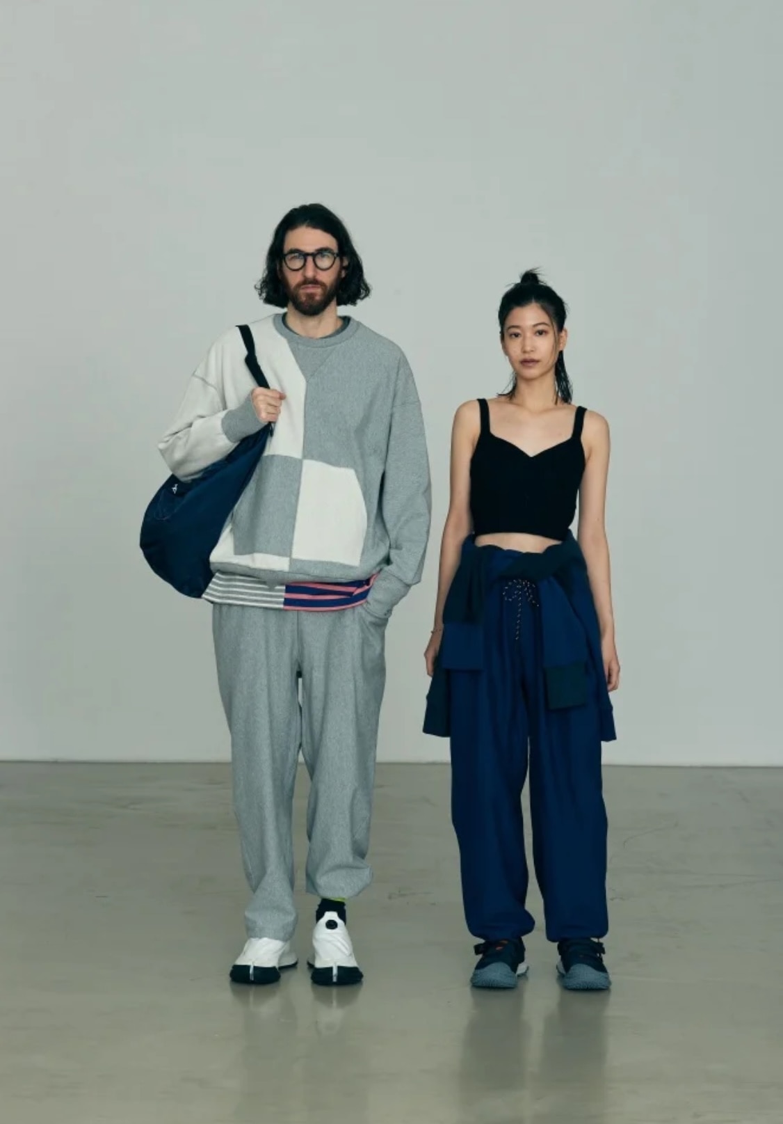 CMF OUTDOOR GARMENT/シーエムエフアウトドアガーメント/DIVIDED SWEAT SHIRTS NAVY M