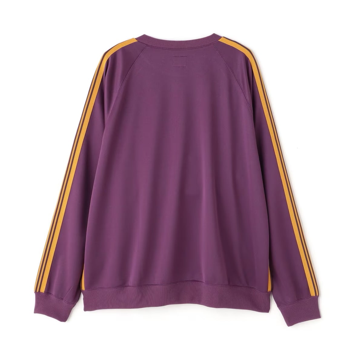 NEEDLES/ニードルズ/TRACK CREW NECK SHIRT - POLY SMOOTH-25SS- PURPLE トラッククルーネック PURPLE L