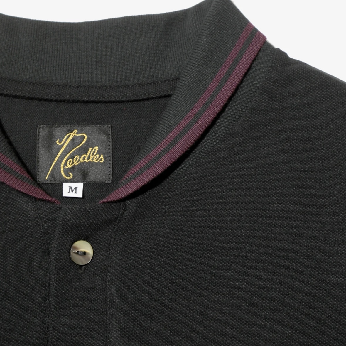 NEEDLES/ニードルズ/SHAWL COLLAR S/S POLO - COTTON PIQUE-25SS