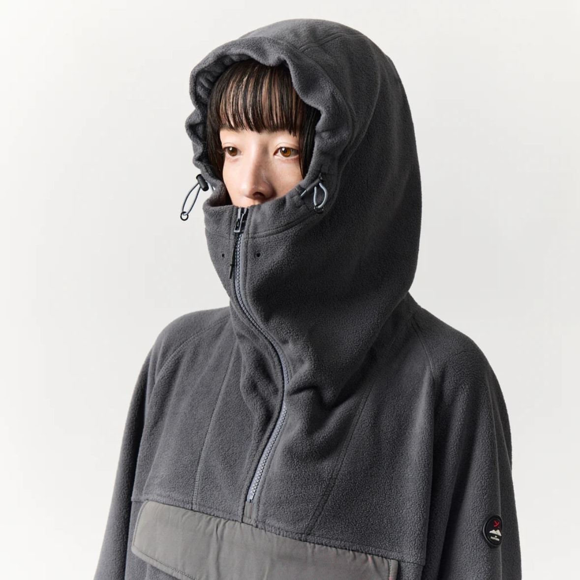 Y(dot) BY NORDISK（ワイドット バイ ノルディスク）/BALACKLAVA ANORAK HOODIE GRAY L