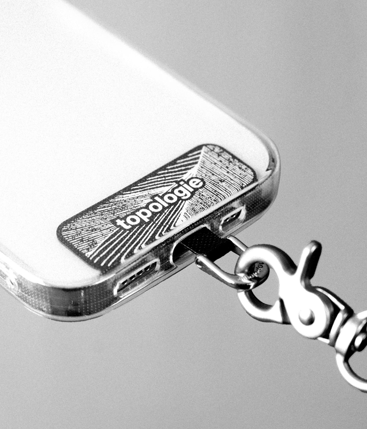 Topologie/トポロジー　Phone Strap Adapter フォンストラップ・アダプター D-Ring BLACK FREE