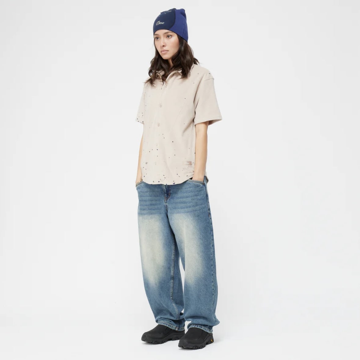 Dime/ダイム/TERRY CLOTH SHIRT BEIGE M