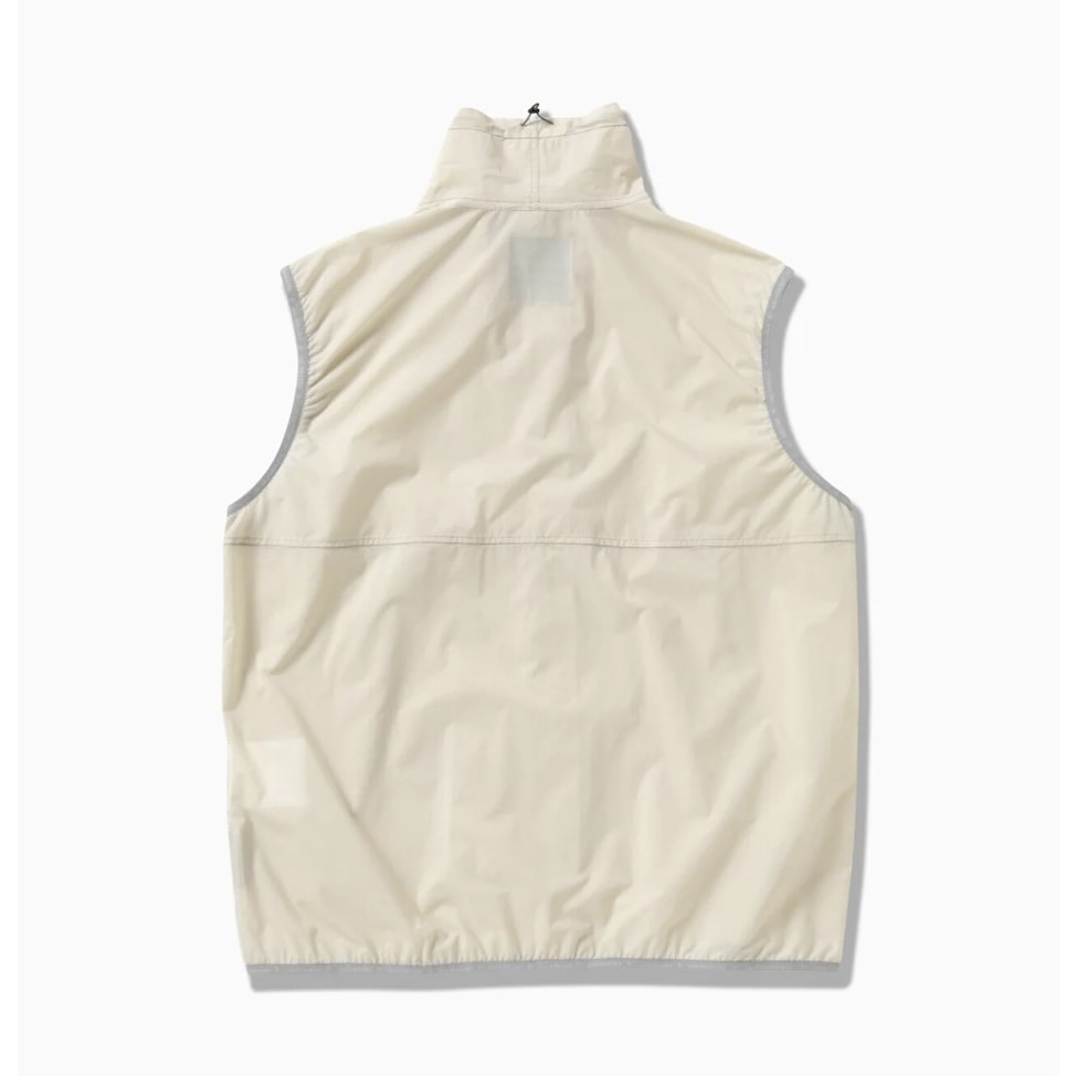 and wander/アンドワンダー/PERTEX wind vest WHITE L