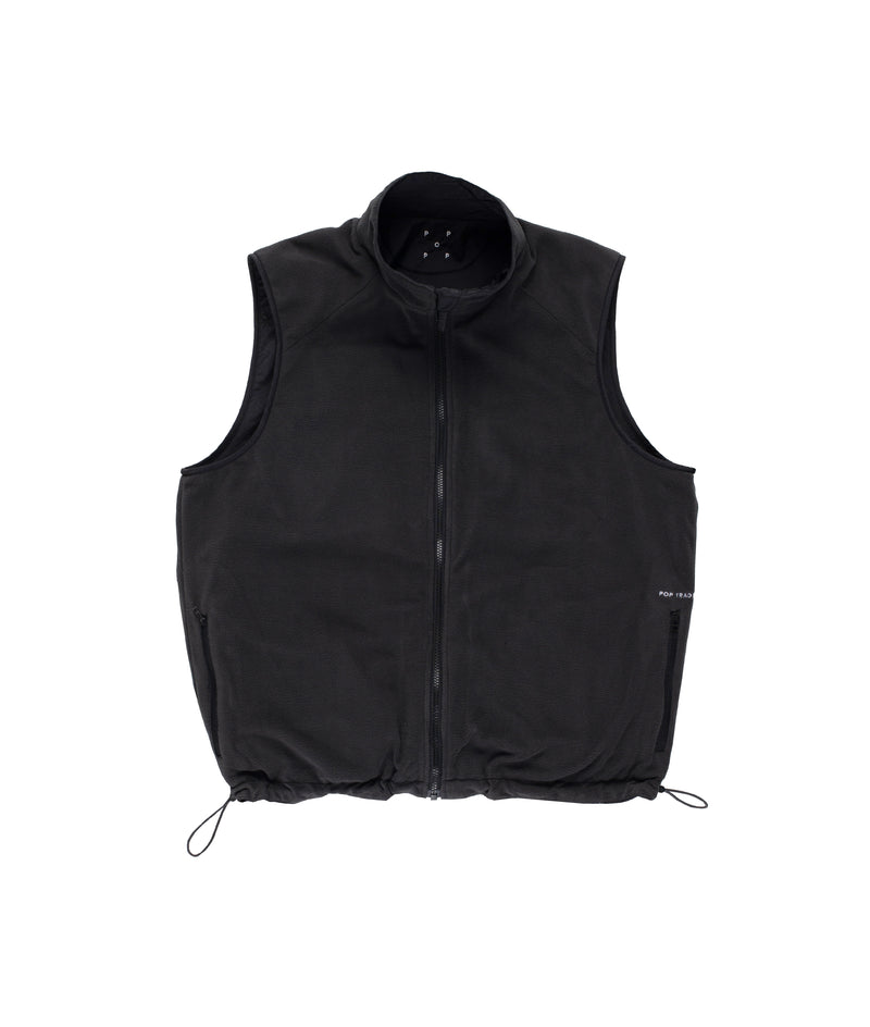 POP TRADING CO/ポップトレーディングカンパニー/Pop Reversible Safari Vest Anthracite BLACK M