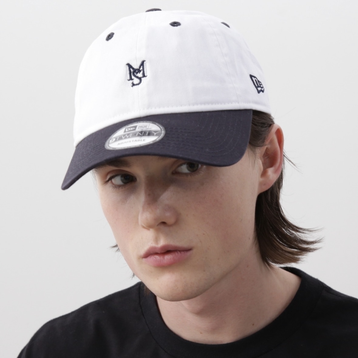 NEW ERA × MANASTASH/ ニューエラ×マナスタッシュ/9TWENTY MINI LOGO CAP /ミニロゴキャップ ホワイト FREE