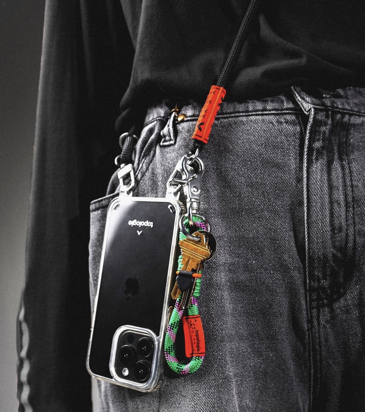 Topologie/トポロジー　8.0mm Loop Key Holder（8.0mmループキーホルダー） Emerald Pink FREE