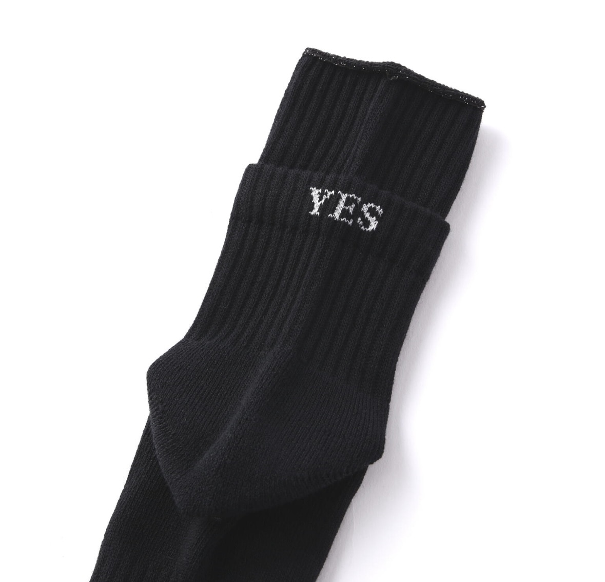 ROSTER SOX/ロスターソックス  YES NO SOX メンズ レディース ブラック 1