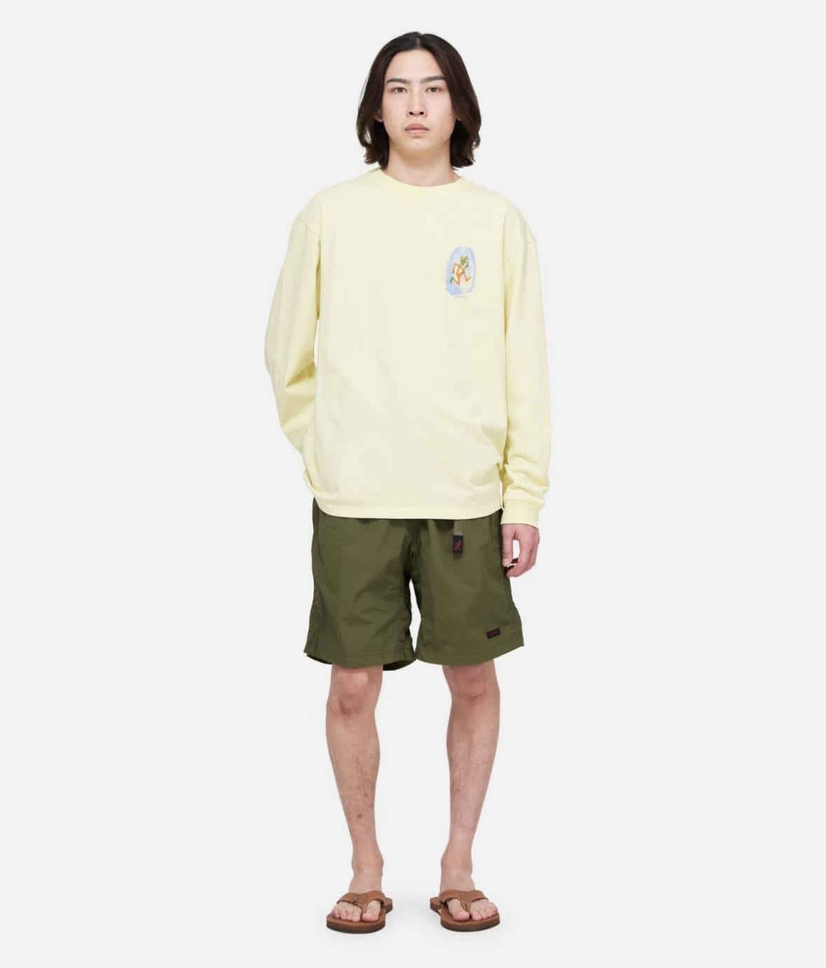 GRAMICCI/グラミチ/NYLON PACKABLE G-SHORT ナイロンパッカブルGショーツ OLIVE S