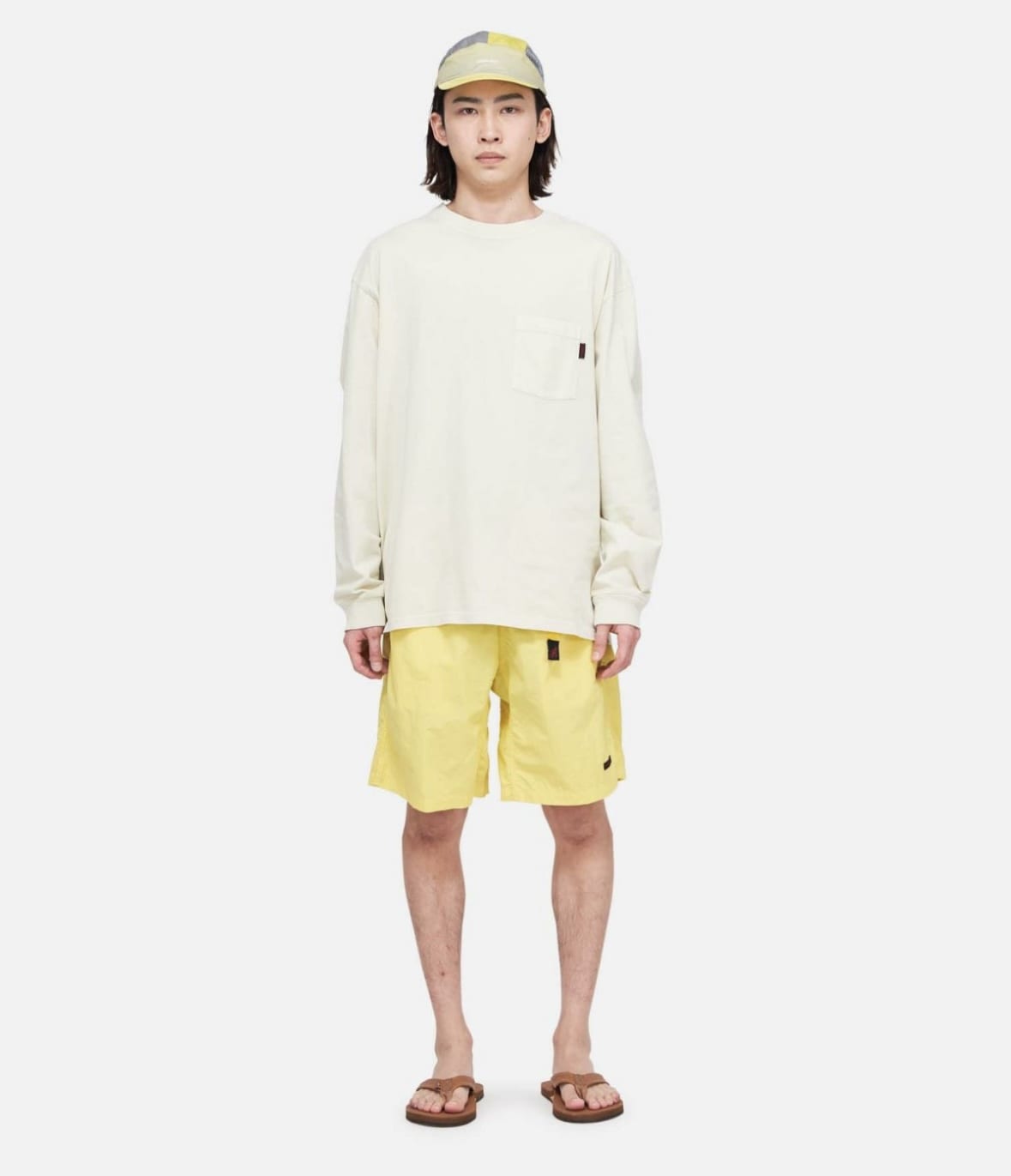 GRAMICCI/グラミチ/NYLON PACKABLE G-SHORT ナイロンパッカブルGショーツ SUNFLOWER S