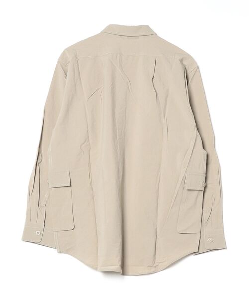 B omnivore/ビーオムニボー/Ｎ／Ｒ　ストレッチシャツ グレージュ M