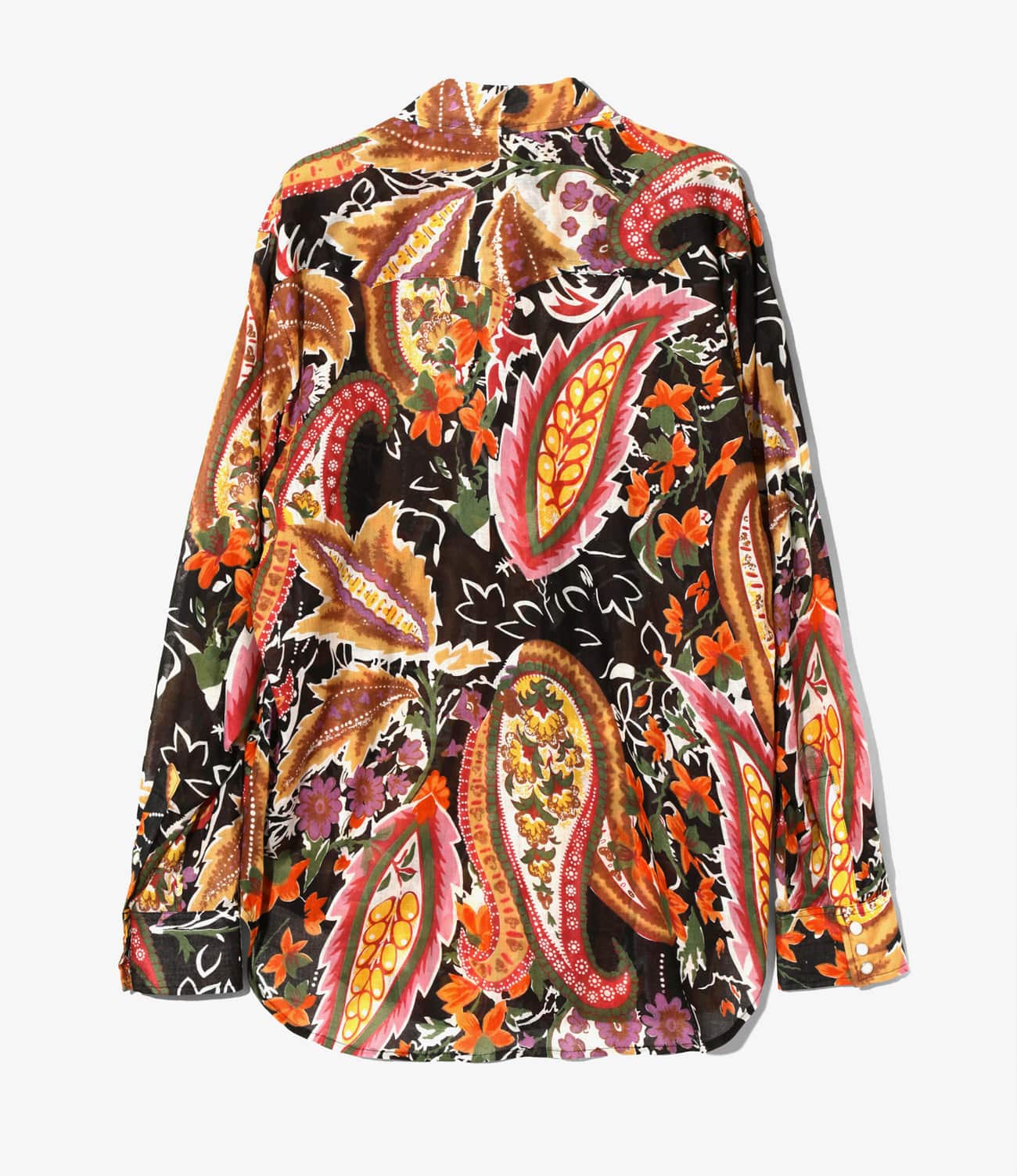 NEEDLES/ニードルズ/WESTERN SHIRT - PRINTED COTTON LAWN / FLORAL ウエスタンシャツ BLACK M
