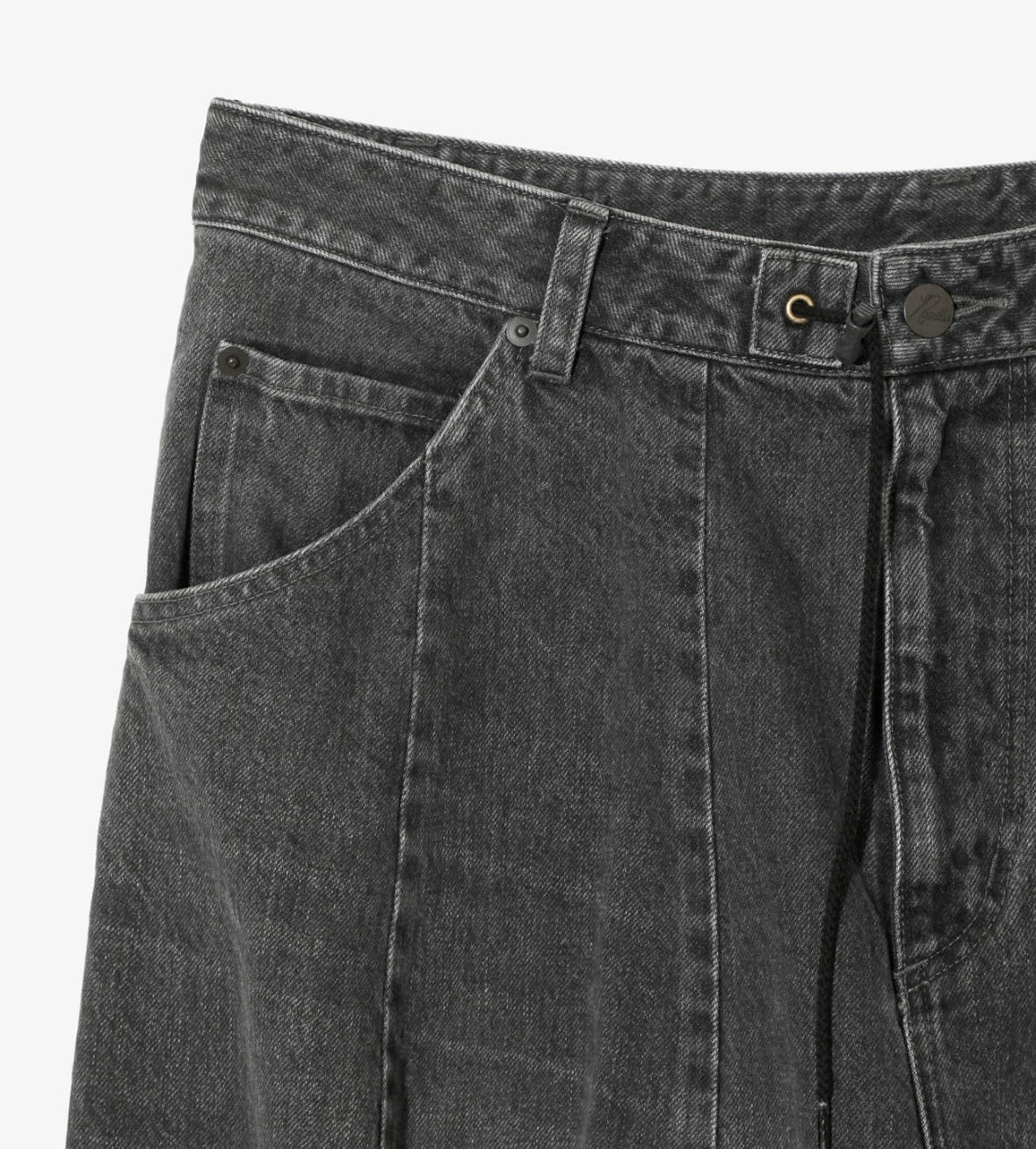 NEEDLES/ニードルズ/H.D. Pant - Jean / 12oz Denim　25ss ヒザデルデニムパンツ BLACK XS