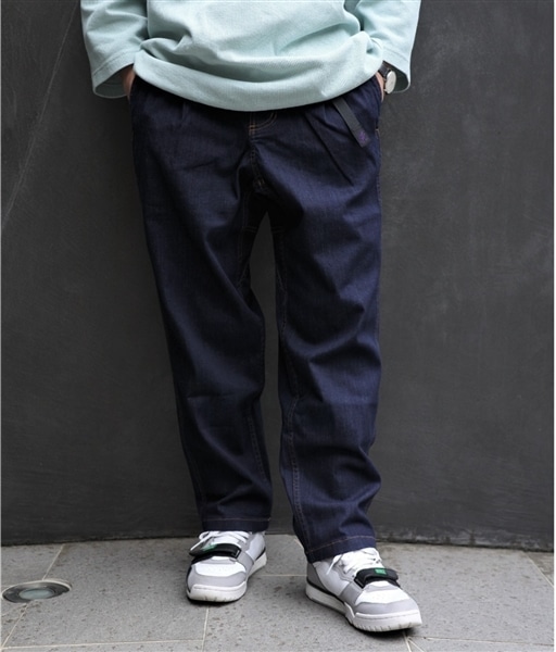 GRAMICCI×BEAVER/グラミチ×ビーバー　別注TUCK TAPERD DENIM PANT タックテーパードデニムパンツ ワンウォッシュ S