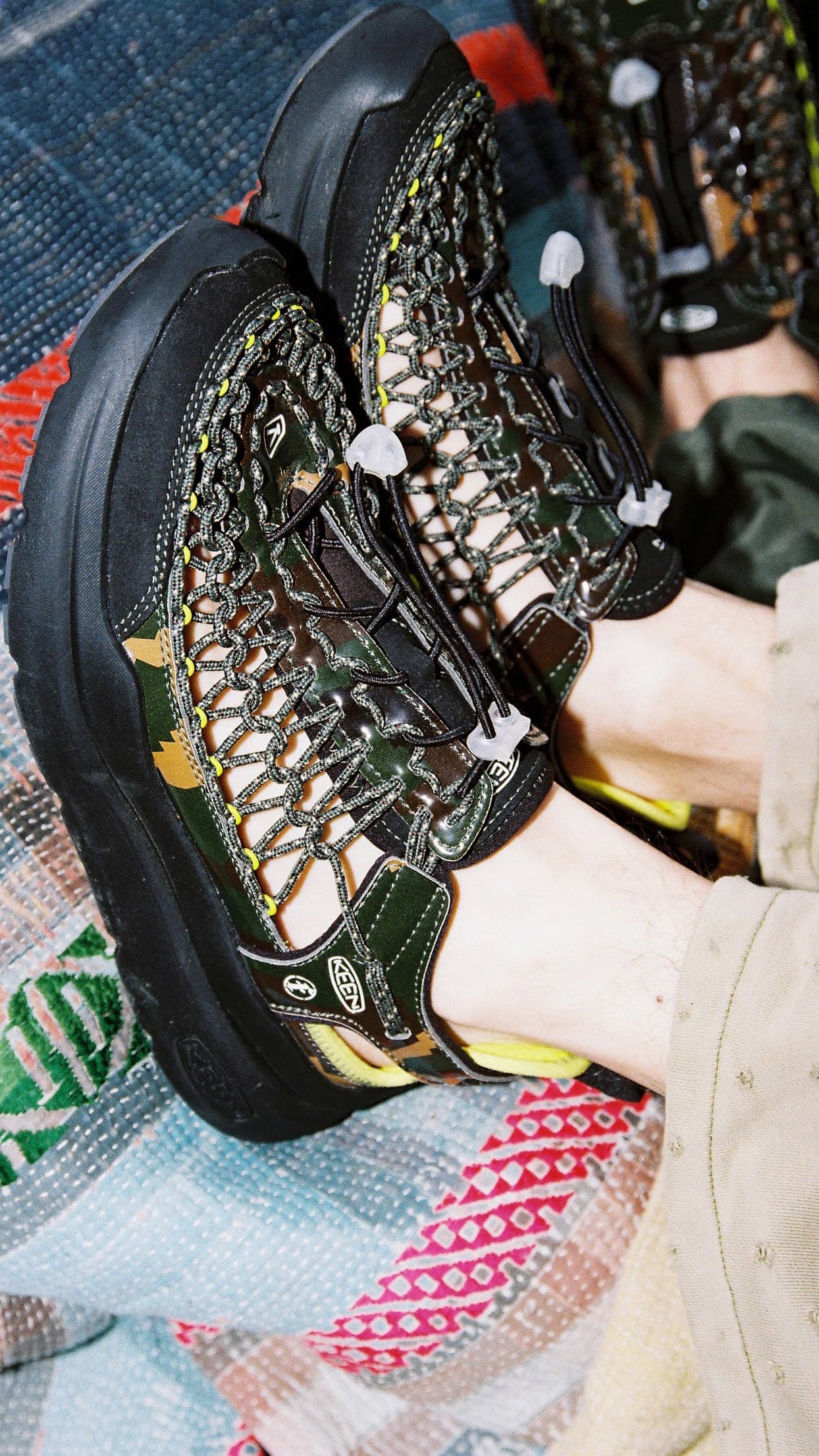 FAF×KEEN/エフエーエフ(Fake As Flowers/フェイクアスフラワーズ) ×キーン/KEEN UNEEK WK ユニーク CAMO 26cm