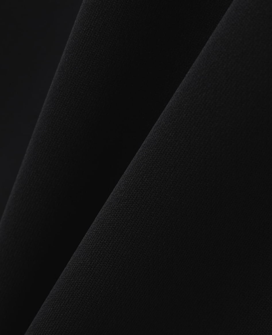 NEEDLES×BEAVER/ニードルズ×ビーバー/別注TRACK S/S CREW NECK SHIRT - POLY SMOOTH. -BLACK- BLACK M