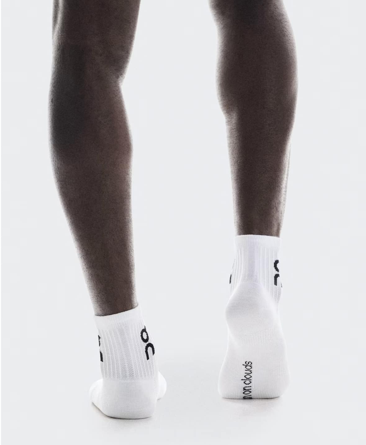 On/オン/Logo Sock Mid 3P ロゴソックスミッド　3パック White XS (22-24.5cm)