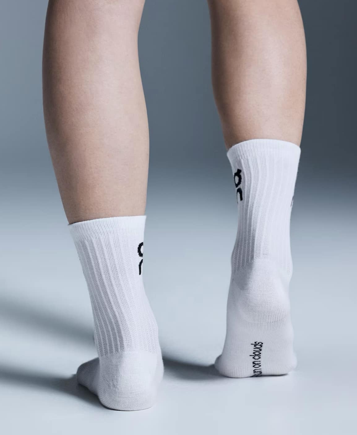 On/オン/Logo Sock High 3P ロゴソックス ハイ 3パック WHITE XS(22-24.5)